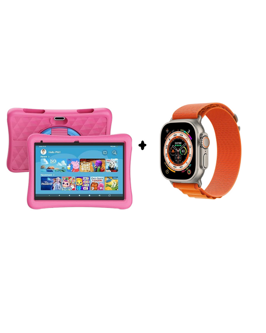 Conjunto Tablet Infantil + Apple Watch Ultra