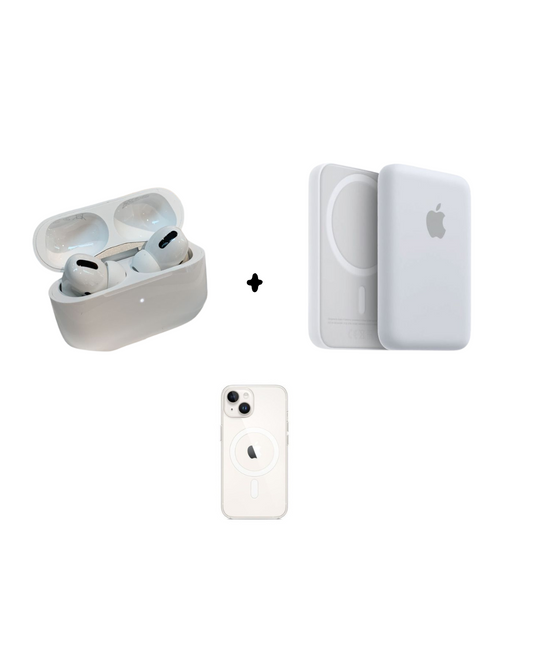 Conjunto AirPods + Capa + Magsafe