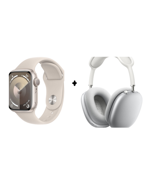 Conjunto AirPods Max + Apple Watch Series 9