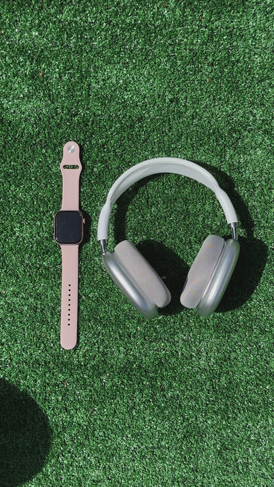 Conjunto AirPods Max + Apple Watch Series 9