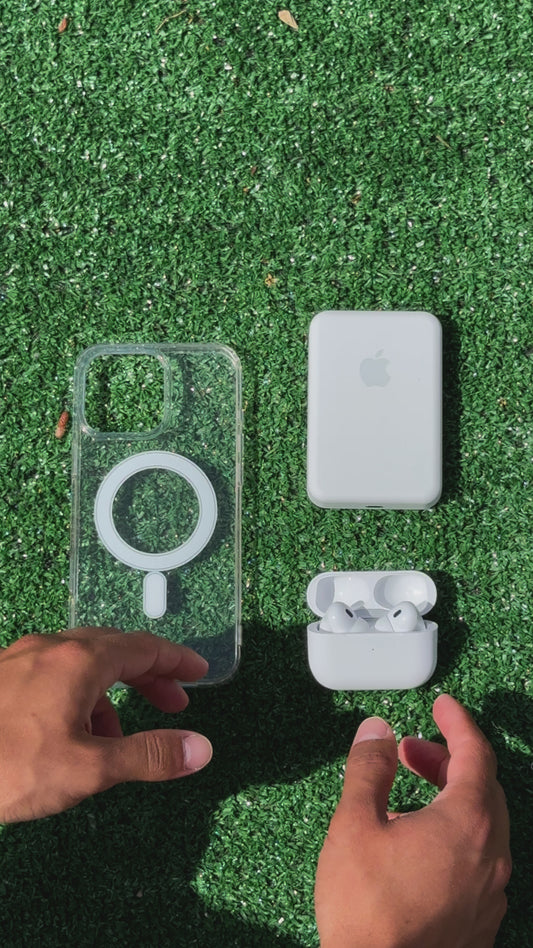 Conjunto AirPods + Capa + Magsafe